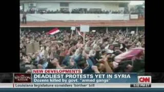 CNN: Dozens killed in protests across Syria