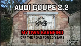 Audi Coupe 2.2E genuine barn find not 10 miles from me