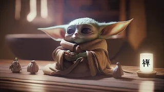 Baby Yoda Zen Meditation - Ambient Music for Stress Relief & Relaxation - Star Wars