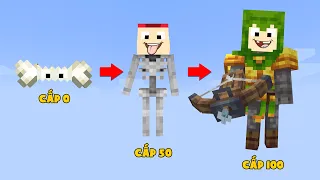 Minecraft Nhưng Là Một Bộ Xương