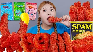 MUKBANG 하이유의 직접 만든 치토스 치킨 킬바사 소세지 핫도그 스팸 먹방 & 레시피 CHEETOS CHICKEN EATING SOUND | HIU 하이유