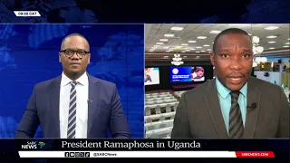 President Ramaphosa in Uganda