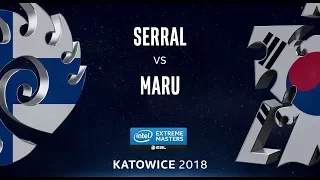 StarCraft 2 - Serral vs. Maru (ZvT) - IEM Katowice 2018 - EU Qualifier #2 UB Ro8