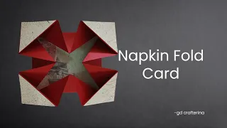 Napkin Fold Card Tutorial