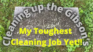 Headstone cleaning: Cleaning up the Gibson’s