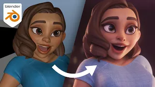 How I Rendered a Disney Style Animation in Blender - Behind the render