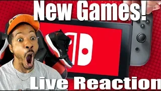 New Nintendo Switch Games! Live Reaction!