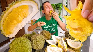 Durian Fruit in Thailand 🇹🇭- Trying 8 Different Varieties of the World’s Best Fruit!!