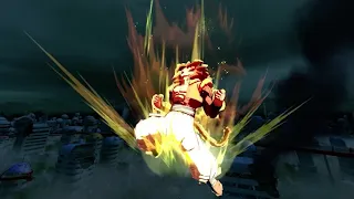 *SSJ4 GOGETA LANDSCAPE LEGENDARY FINISH* #shorts