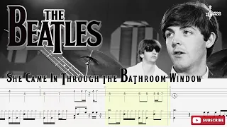 The Beatles - She Came In Through the Bathroom Window (🔴Bass + Drum) By Paul McCartney & Ringo Starr