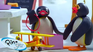 Pingu and the Rubber Band Plane 🐧 | Pingu - Official Channel | Cartoons For Kids