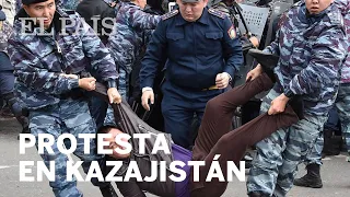 Centenares de detenidos durante las elecciones de Kazajistán