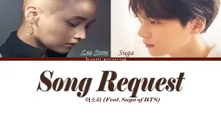 LeeSora (이소라) ft. SUGA of BTS - Song Request  (신청곡) Lyrics [Color Coded Han_Rom_Ina]