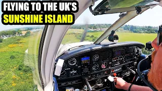 Flying to the UK's Sunshine Island | Gamston to Sandown Flight Vlog