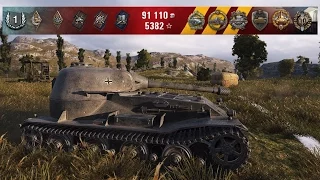 WoT VK 72.01 (K) | 8 vs 1 | 9 kills - Cliff