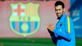 FC Barcelona training session: First internationals back at training