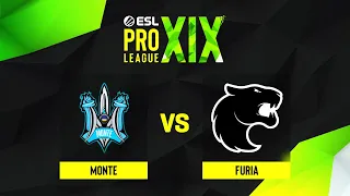 Monte проти FURIA | Мапа 2 Mirage | ESL Pro League Season 19