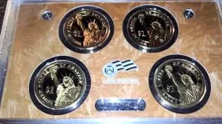 Обзор набора монета 1 доллар из серии президенты США №3!!!