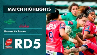 RD 5 HIGHLIGHTS: Manawatu v Tasman (Farah Palmer Cup 2023)