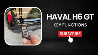HAVAL H6 GT KEY FUNCTION. H6GT. Close Sunroof and Windows automatically?!