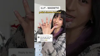 [mirrored tutorial] ILLIT 'Magnetic' Hand Point Choreo #kpopdancetutorial #kpopdance #illit #shorts