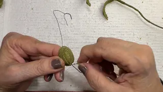 French Beaded Peony - Part 8 - Small Bud & Final Arrangement!!