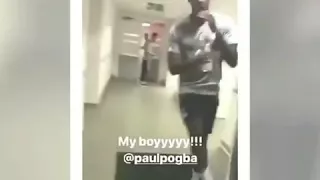 Manchester United's Paul Pogba Copying Jesse Lingard Dancing Goal Celebration Ahead Of Return