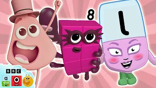 The Prettiest Pink Characters! | Easter Learn to Read, Count & Colours | 12345 ABC | Learningblocks