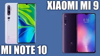 Xiaomi Mi Note 10 vs Xiaomi Mi 9. 👌 Сравнение! Кто лучше ?