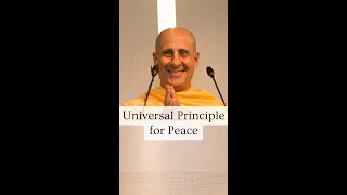 Universal Principle for Peace by His Holiness Radhanath Swami 🙏