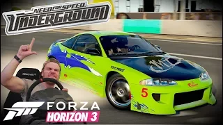 NFS UNDERGROUND в FORZA HORIZON 3 на Eclipse из Форсажа