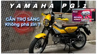 YAMAHA PG1 nên gắn đèn trợ sáng nào hợp lý , an toàn , trang bị phụ kiện nào là hợp lý ?