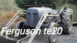 I Brought a vintage tractor! Ferguson tea20