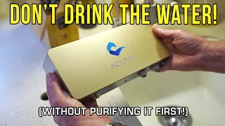 Want Safe Drinking Water in your RV? Save 10% on an Acuva ArrowMAX 2.0 Water Purification System