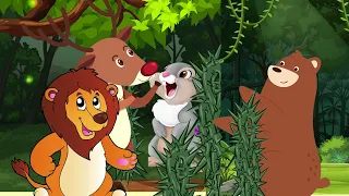 The Great Forest Adventure |Wise Tots TV|animals for preschoolers lion,deer,bear|bedtime stories🥰🥰