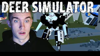 ОЛЕНЬ ПОПАЛ В БУДУЩЕЕ ► DEEEER Simulator #1