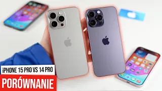 iPhone 15 Pro vs iPhone 14 Pro - Którego Wybrać? 7 GŁÓWNYCH Różnic❗️ | Porównanie
