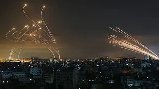 Israel’s iron dome system in action against thousands of rockets from Gaza