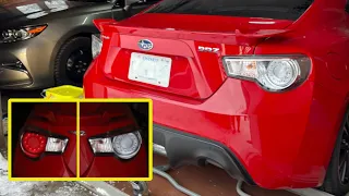 How To Chrome 2013+ BRZ/FRS Oem Tail Lights (Detailed DIY)