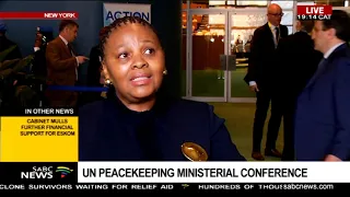 Minister Mapisa-Nqakula on UN's Peacekeeping Ministerial Conference