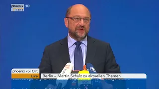 Statement von Martin Schulz u.a. zu  erneuten Festnahmen Deutscher  in der Türkei am 01.09.17