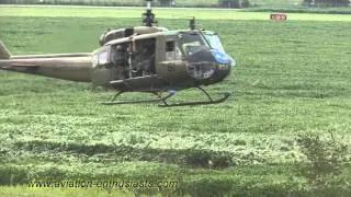 2013 Thunder Over Michigan Air Show UH-1 Vietnam reenactment flight (Saturday)