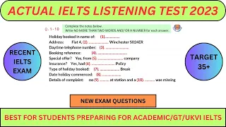 ACTUAL IELTS Listening Practice Test 2023 with Answers | Real Exam 29 April 2023 |