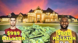 $50,000,000 LEBRON vs $450,000,000 RONALDO Lifestyle Comparison
