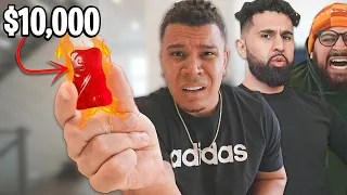 Last To Stop Eating WORLD'S HOTTEST Gummy Bear Wins $10,000