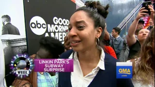 Linkin Park Surprise Concert at Grand Central Station for Fans