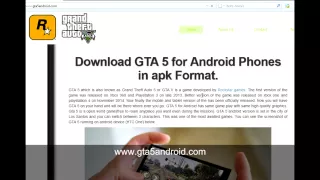 Download free GTA 5 for Android apk [Full version]