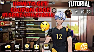 How to get Enter coupon Botton? In The spike - volleyball Story