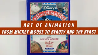 Art of Animation From Mickey Mouse to Beauty and the Beast (flip through) Artbook