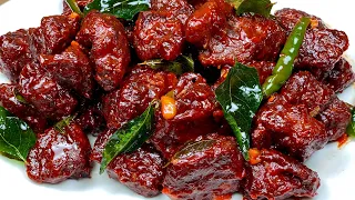 टेस्टी चिकन 65 जो है बनाने मैं आसान और स्वाद मैं लाजवाब | Easy & Tasty Chicken 65 in Thick Red Sauce